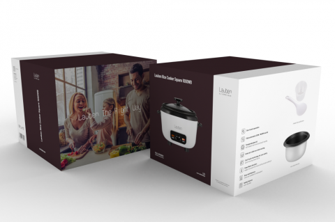 Lauben Rice Cooker Square 1000WB Lauben Rice Cooker Square 1000WB